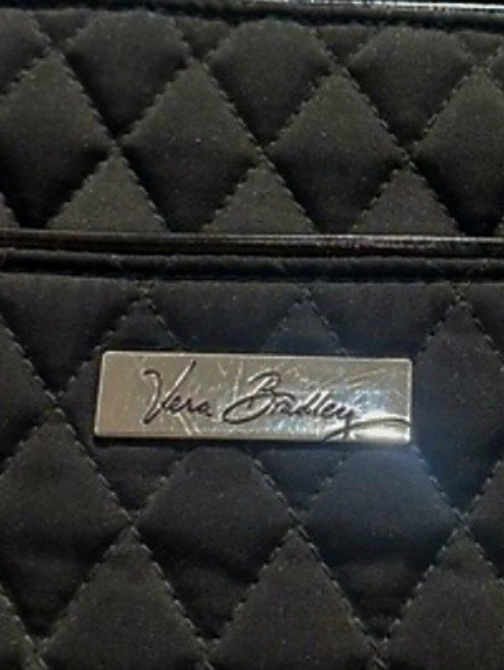 🖤 Vera Bradley Quilted Black Tote NWOT - Picture 3 of 5